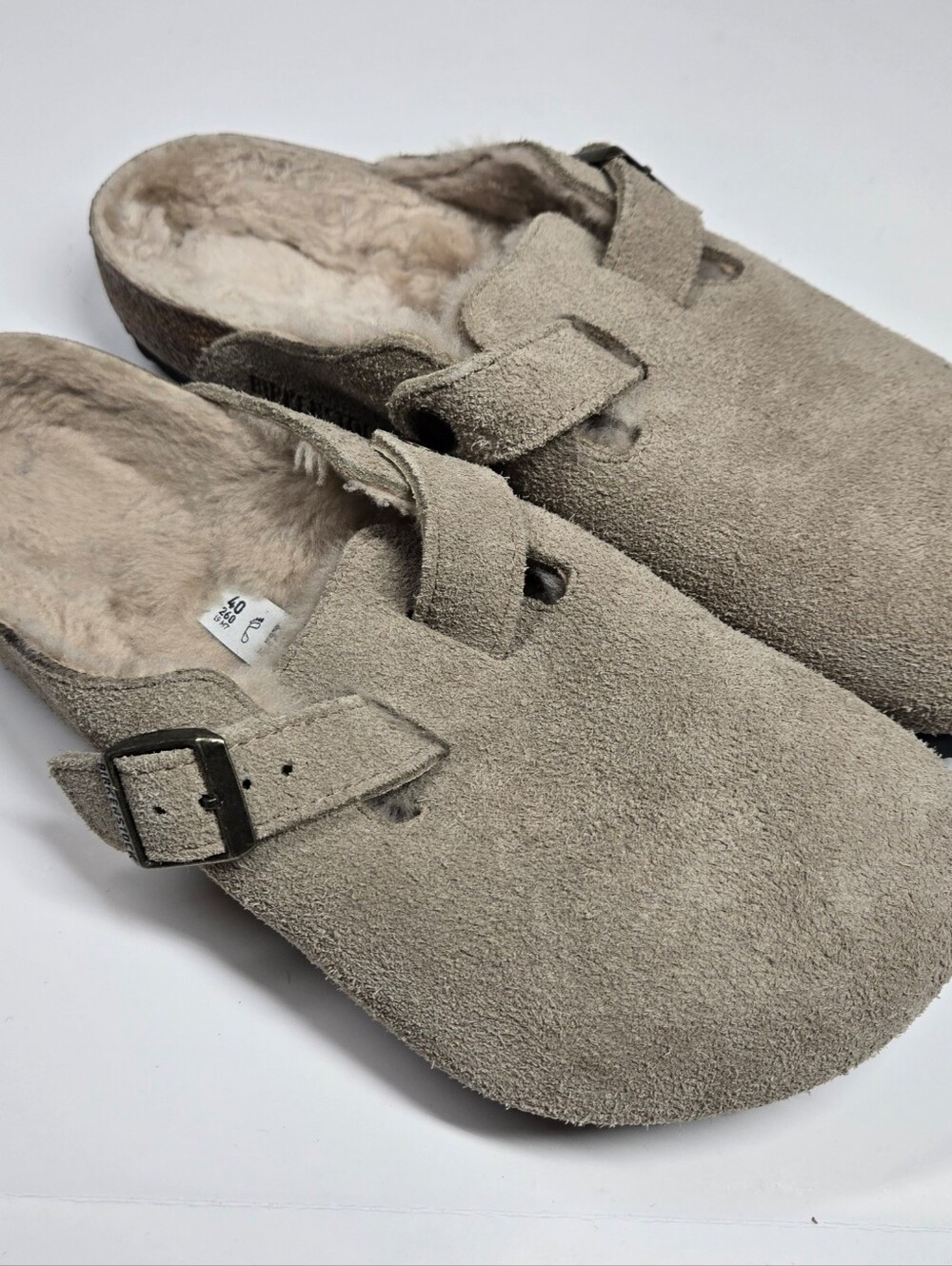 New Birkenstock Boston Shearling Clogs 41